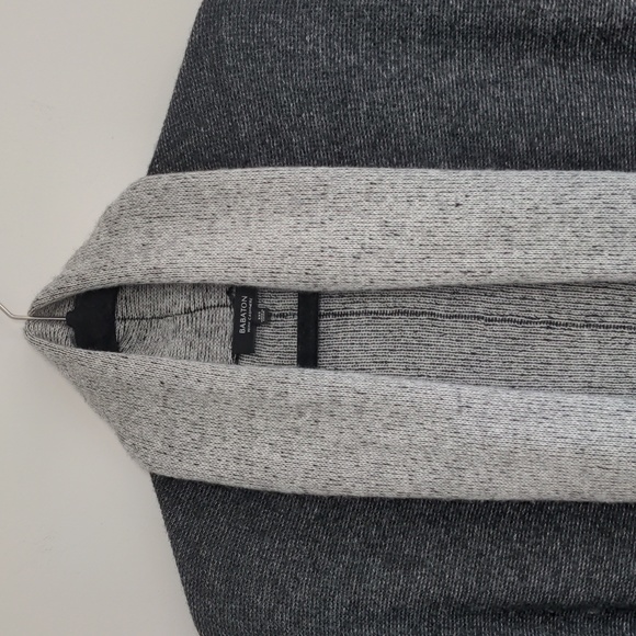 ARITZIA BABATON | Brennan Wool & Cashmere Long Open Cardigan, Grey, Womens XXS - Picture 3 of 9